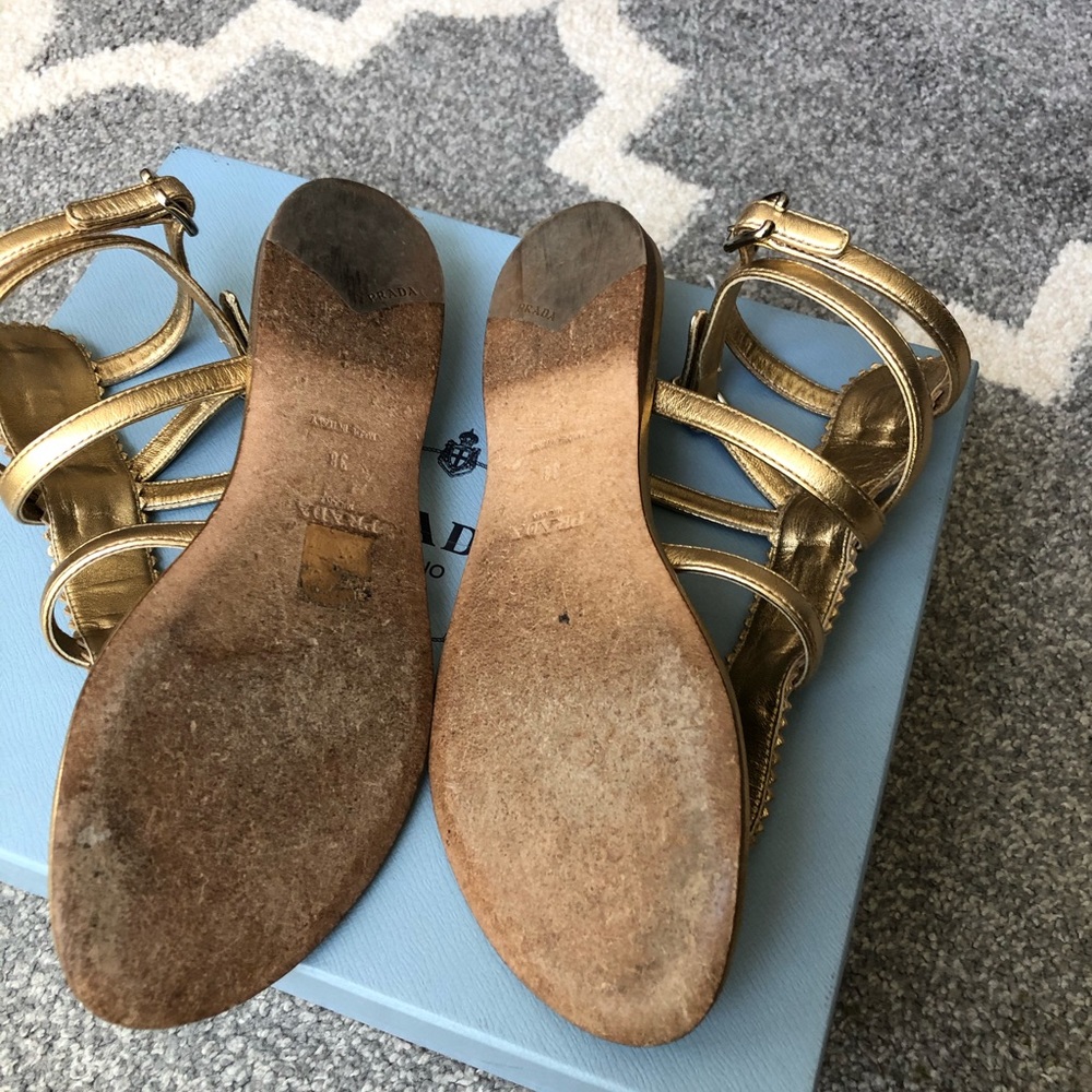 Prada gold gladiator - Picture 4 of 4